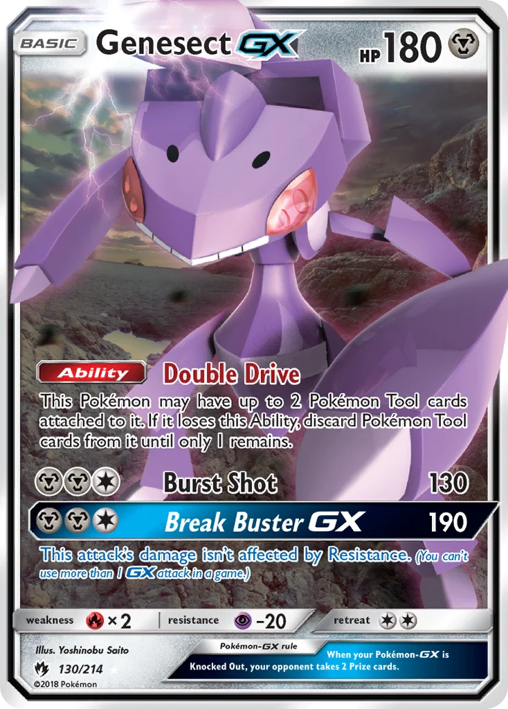 Genesect-GX Pokemon card