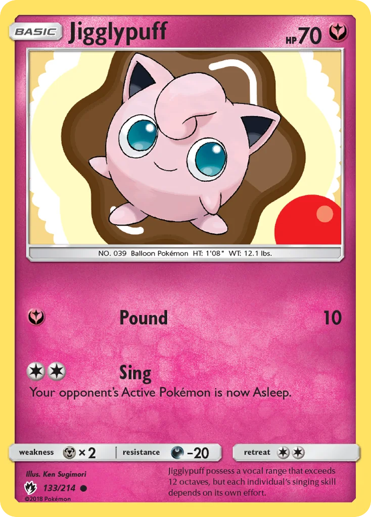 Jigglypuff Pokemon card