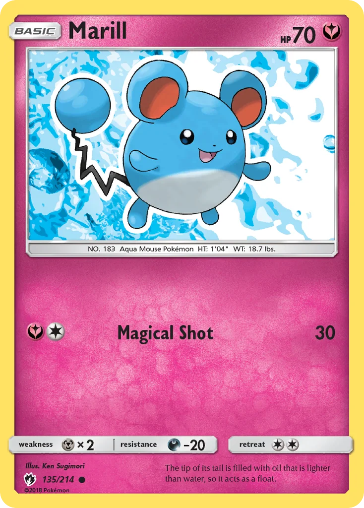 Marill Pokemon card