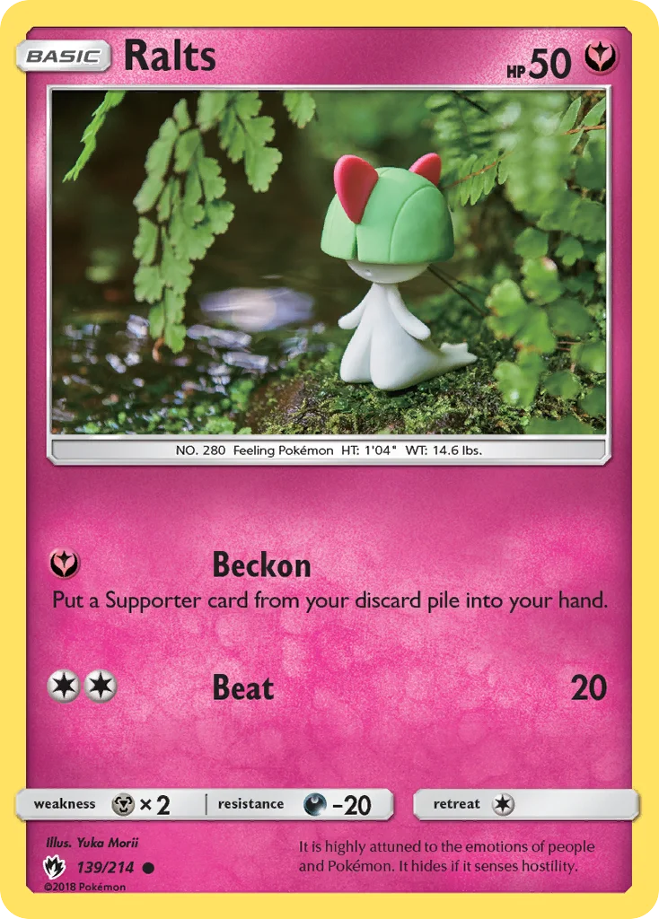 Ralts Pokemon card