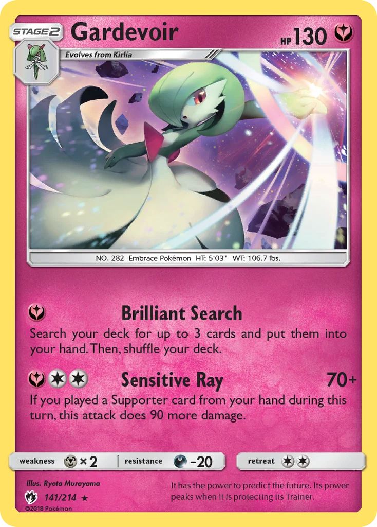 Gardevoir Pokemon card
