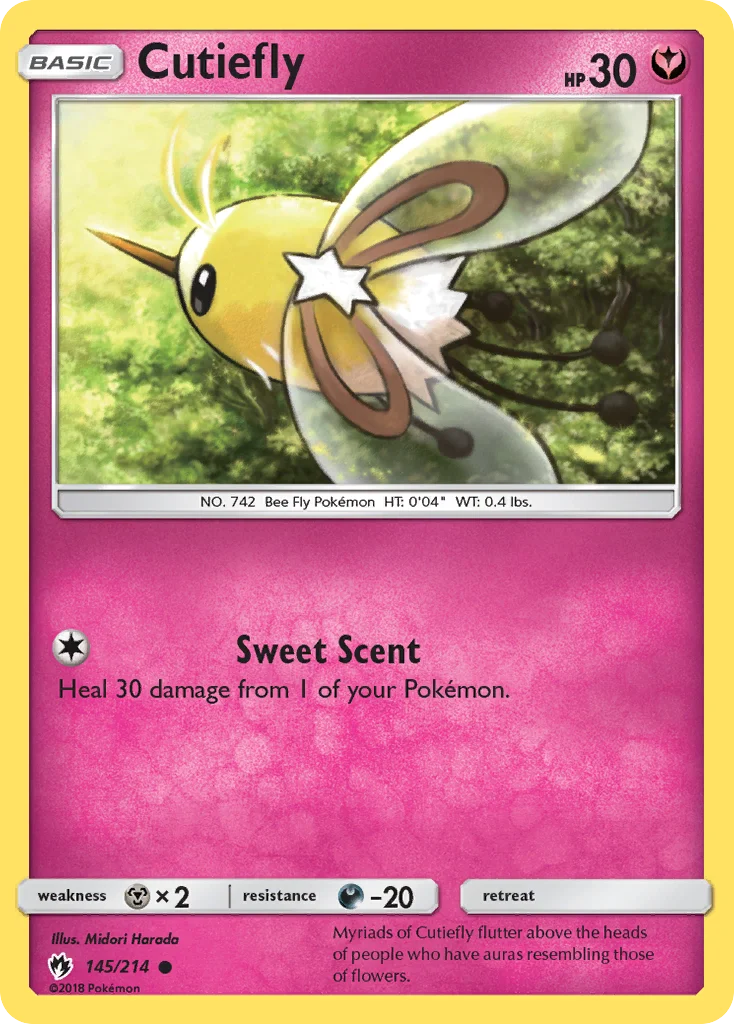 Cutiefly Pokemon card