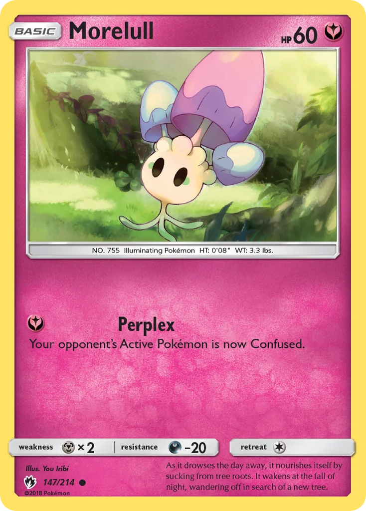 Morelull Pokemon card