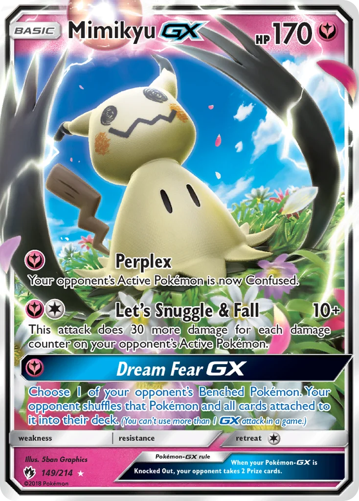Mimikyu-GX Pokemon card