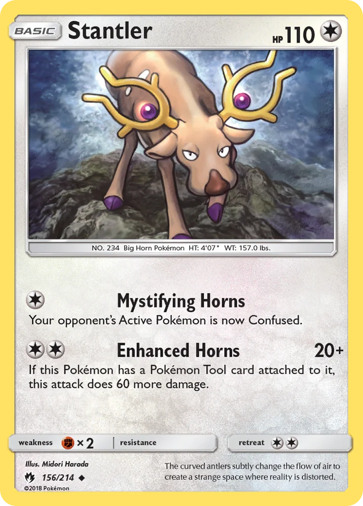 Stantler Pokemon card