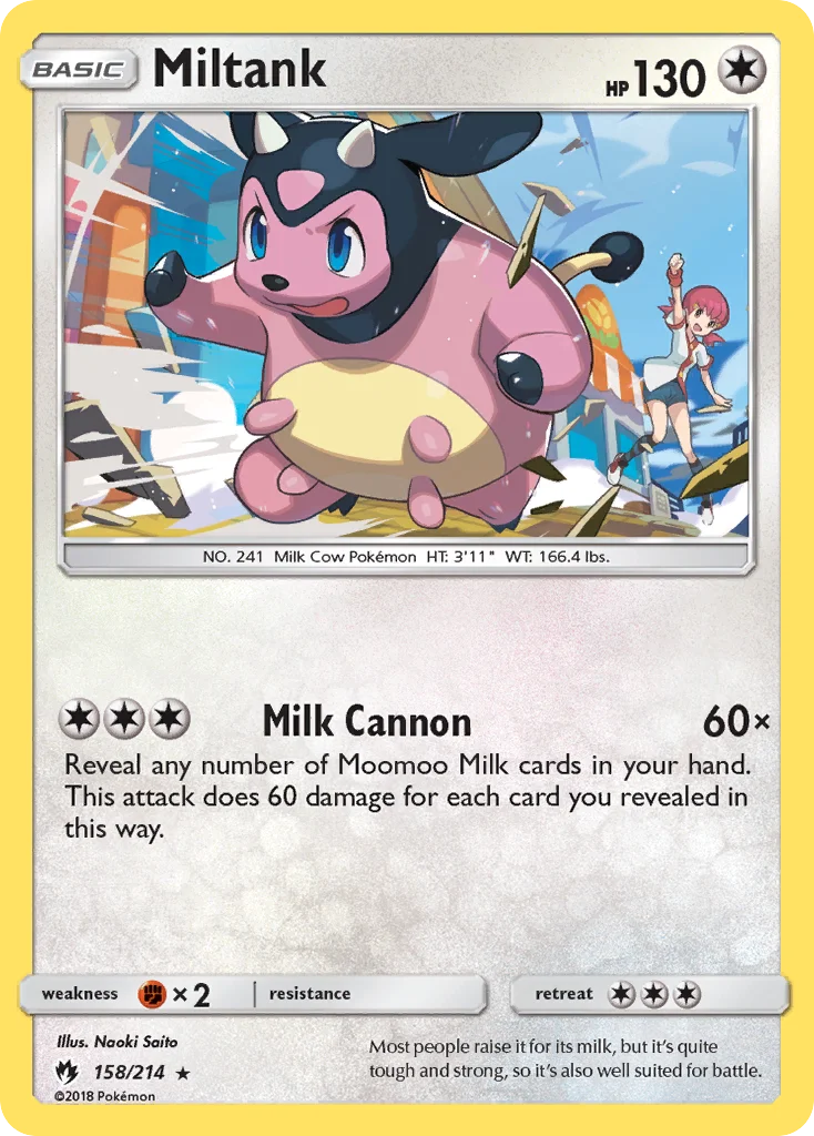 Miltank Pokemon card