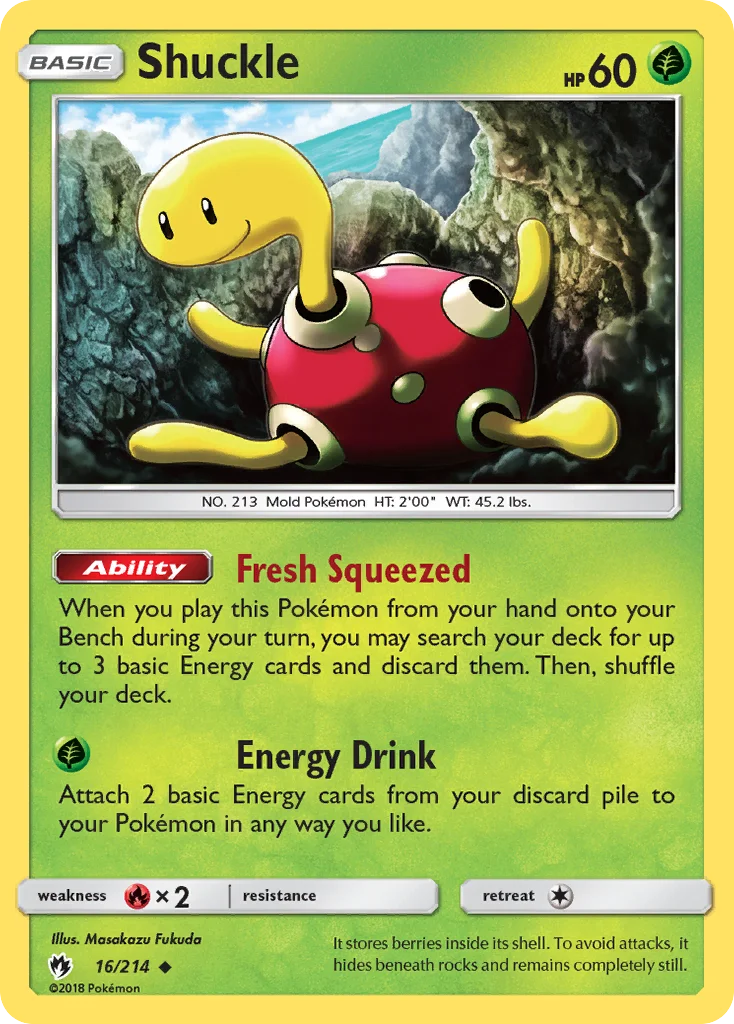 Shuckle Pokemon card