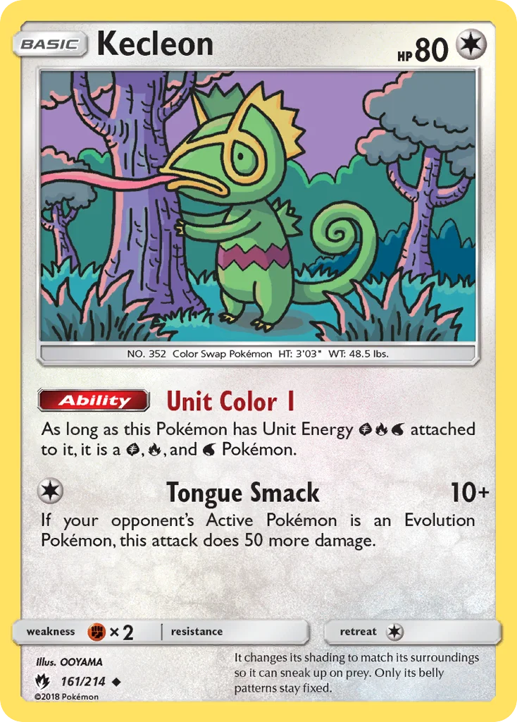 Kecleon Pokemon card
