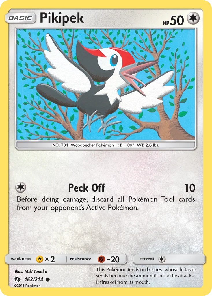 Pikipek Pokemon card