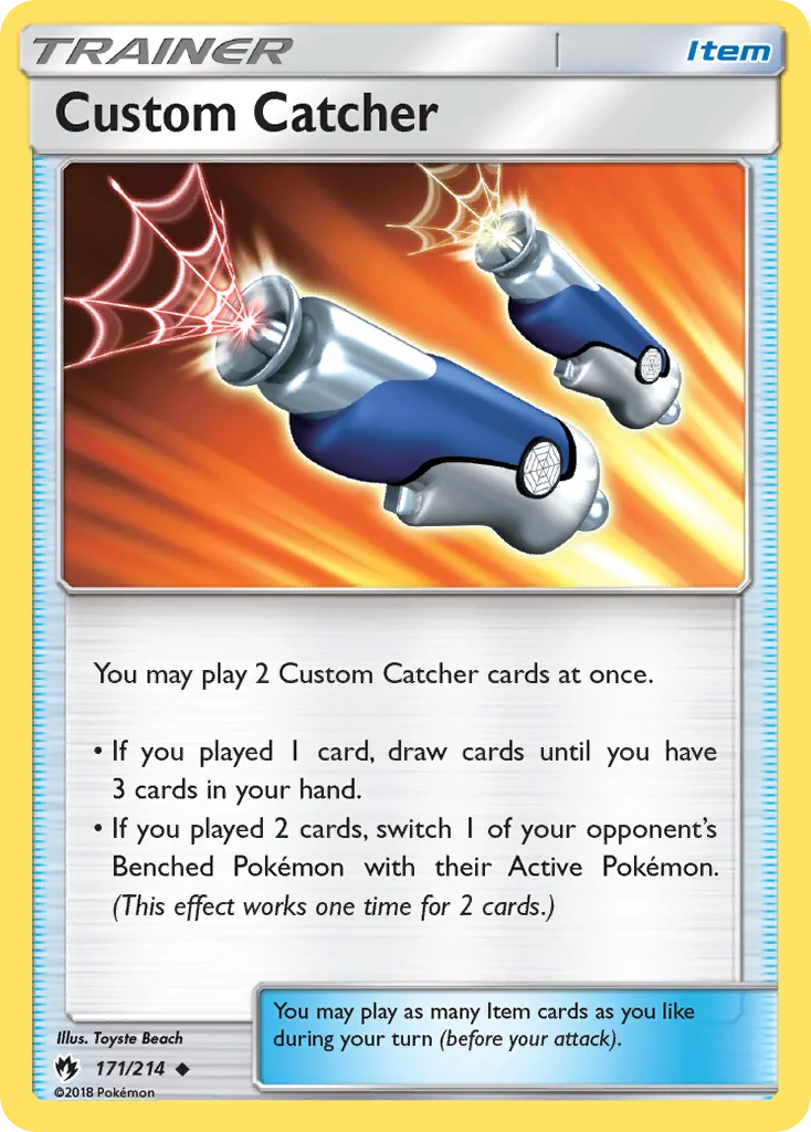 Custom Catcher Pokemon card