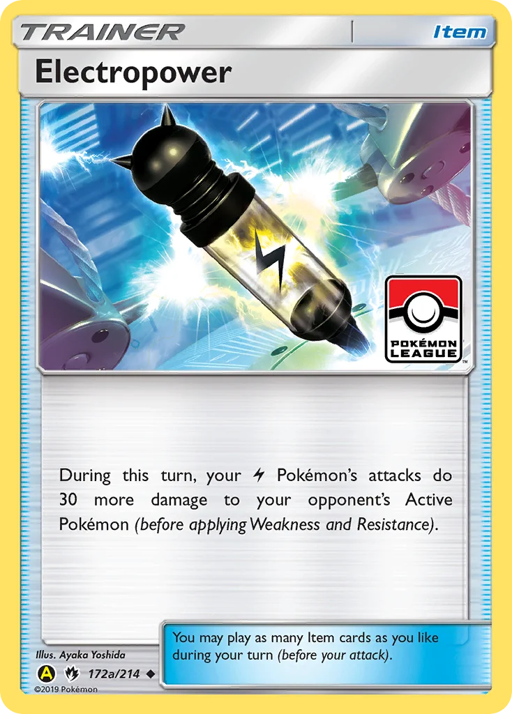 Electropower Pokemon card