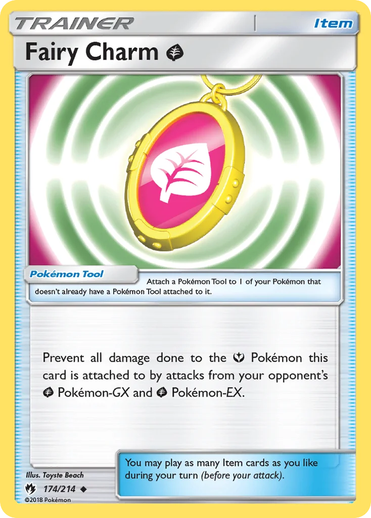 Fairy Charm Grass Pokemon card