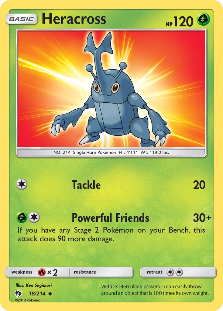 Heracross Pokemon card