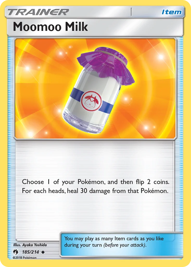 Moomoo Milk Pokemon card