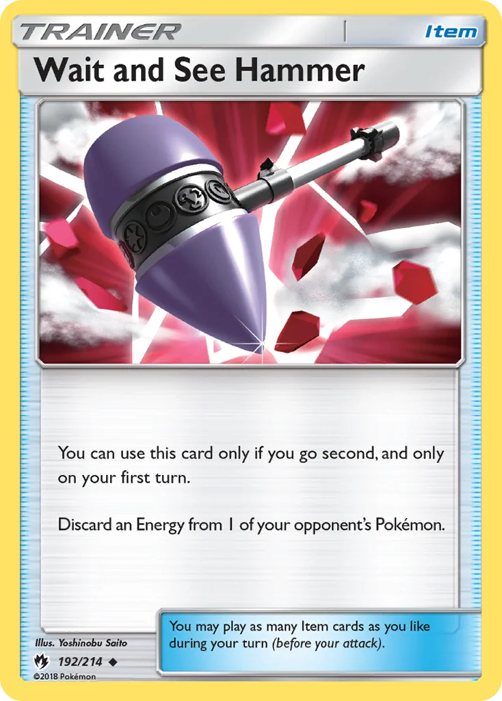 Wait and See Hammer Pokemon card