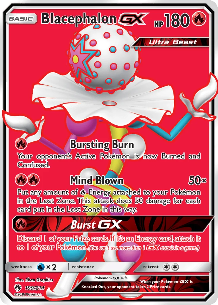 Blacephalon-GX Pokemon card