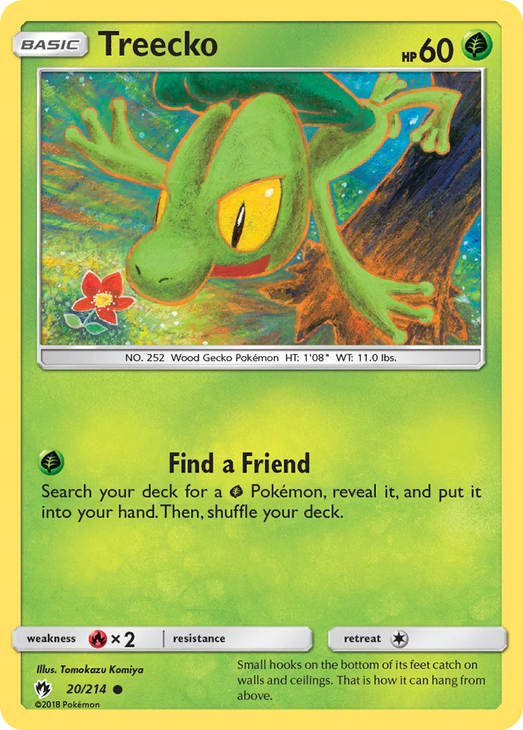 Treecko Pokemon card