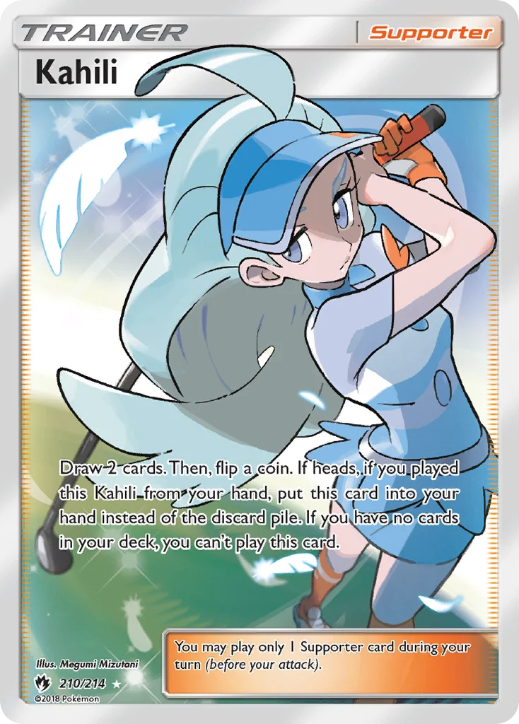 Kahili Pokemon card