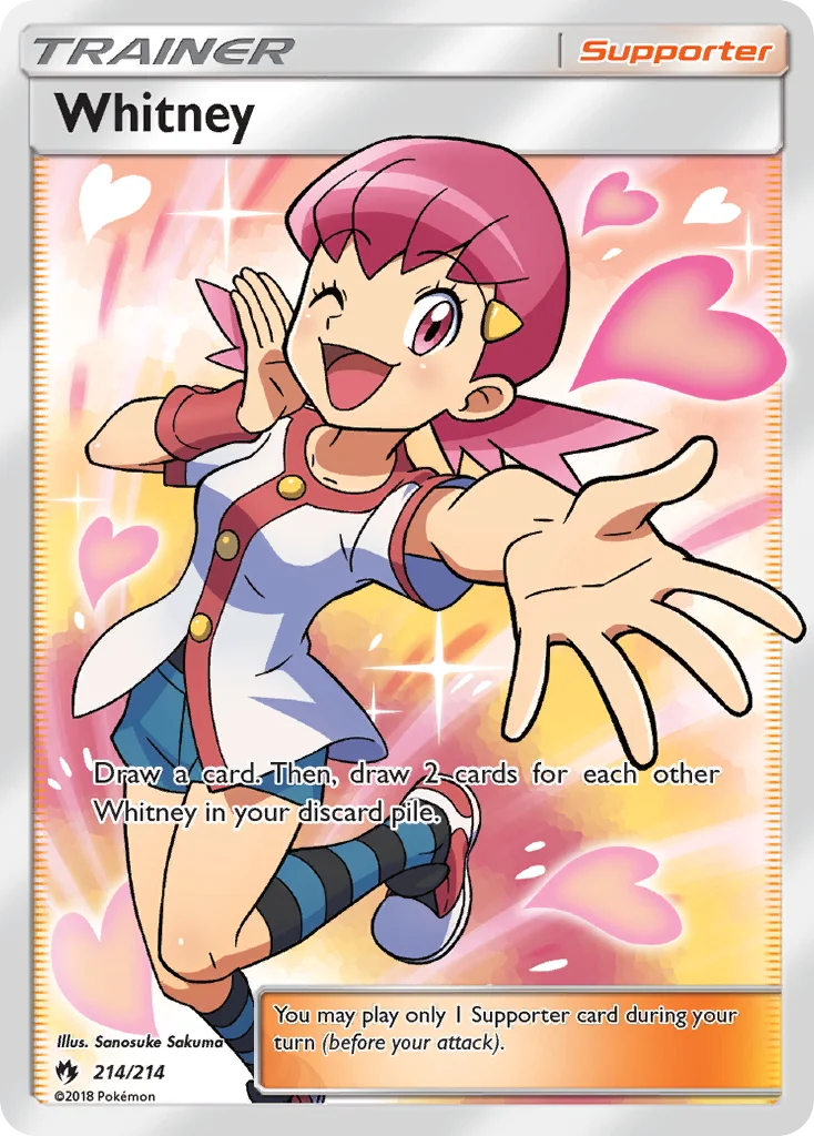 Whitney Pokemon card