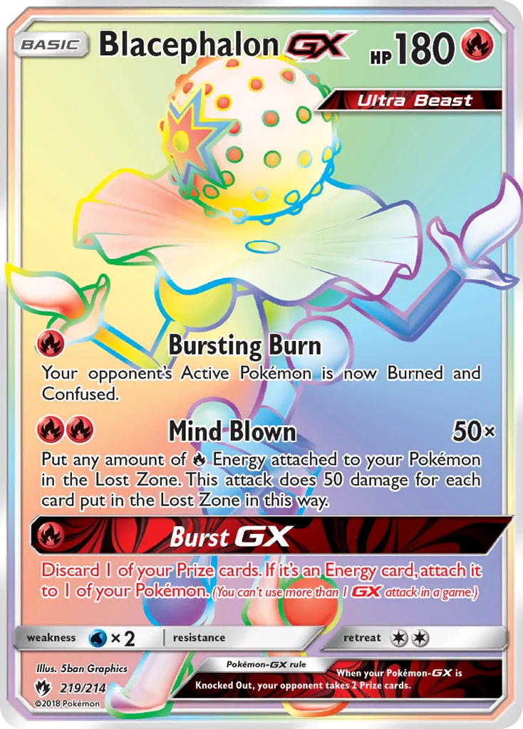 Blacephalon-GX Pokemon card