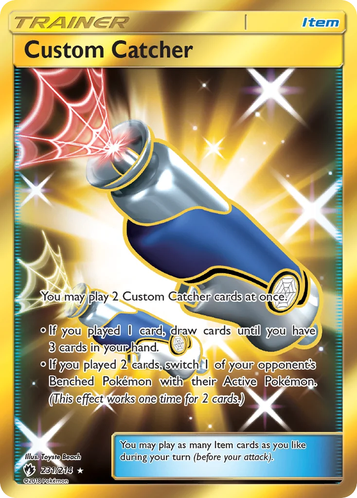 Custom Catcher Pokemon card