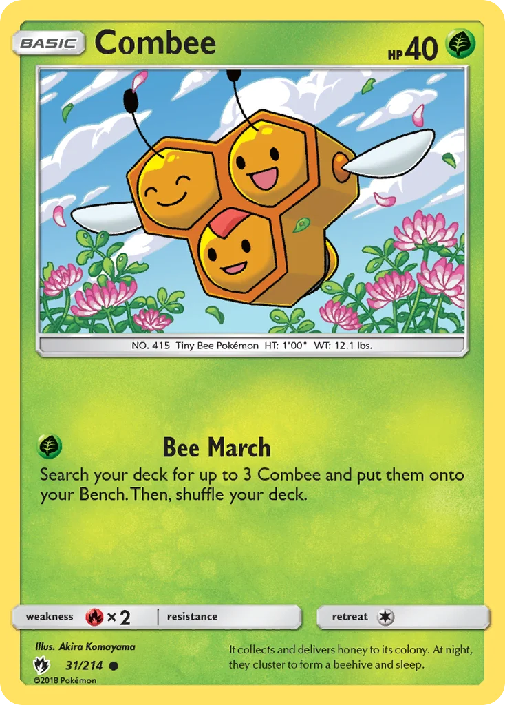 Combee Pokemon card