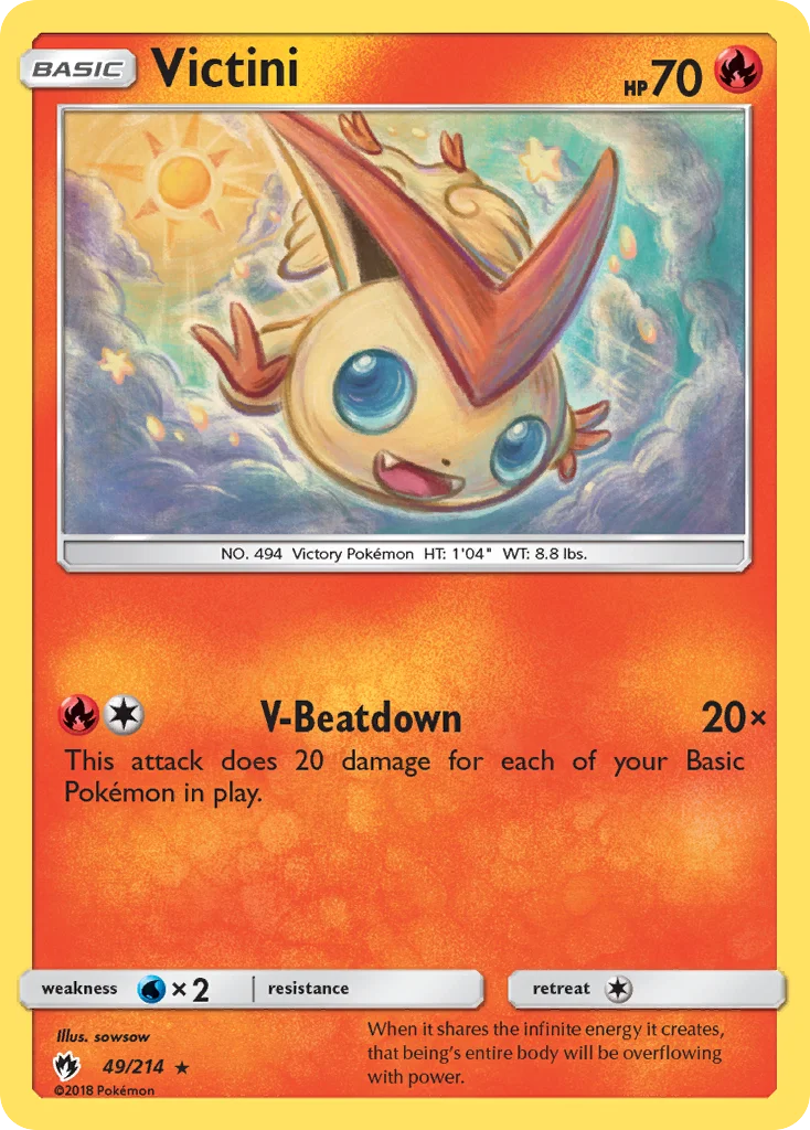 Victini Pokemon card