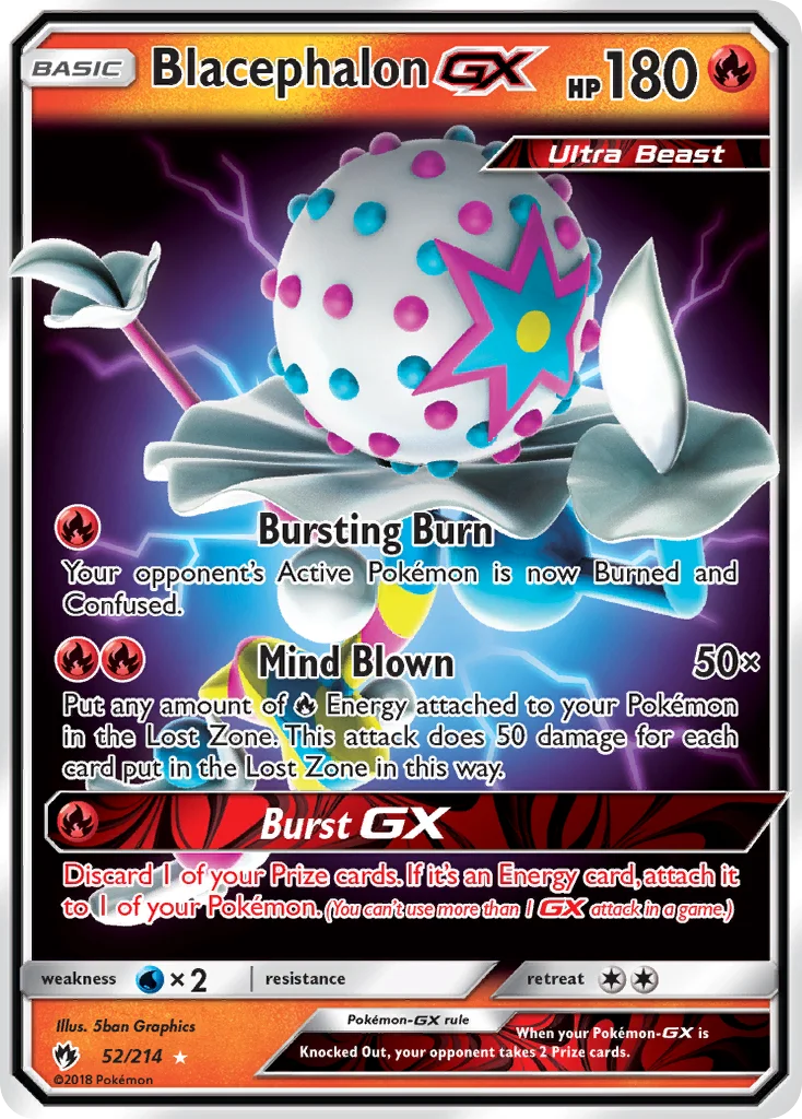 Blacephalon-GX Pokemon card