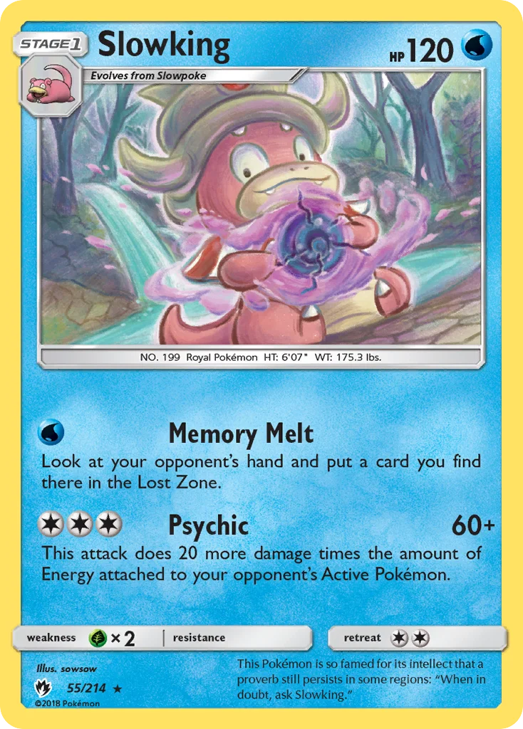 Slowking Pokemon card