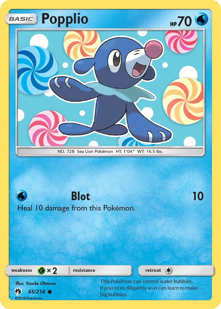 Popplio Pokemon card