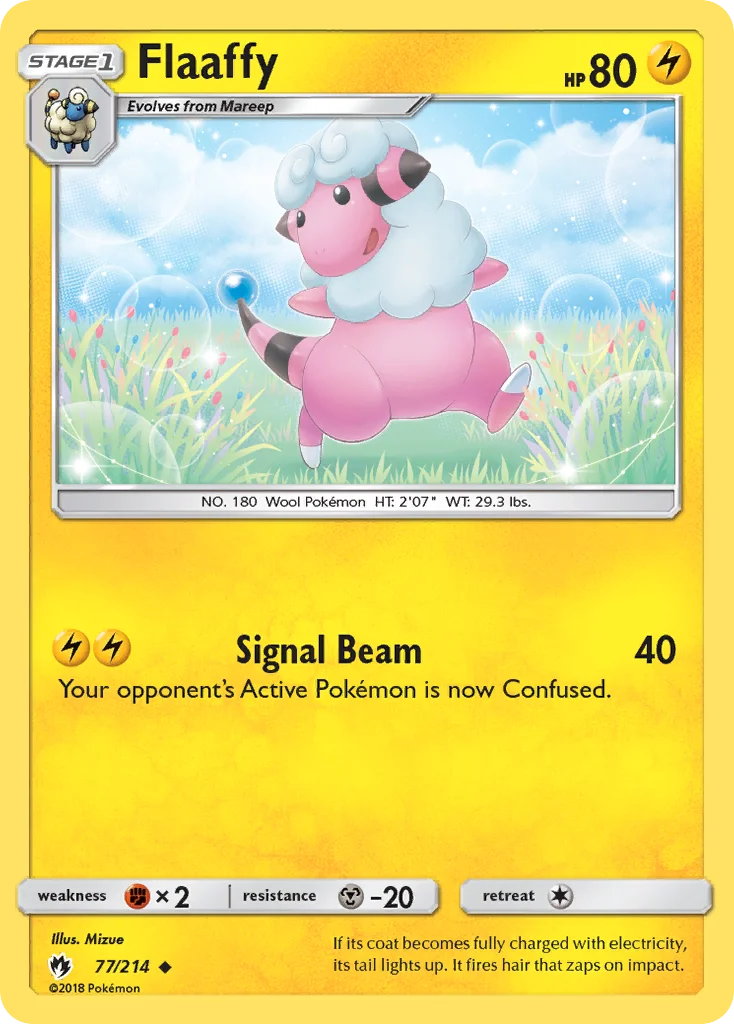 Flaaffy Pokemon card