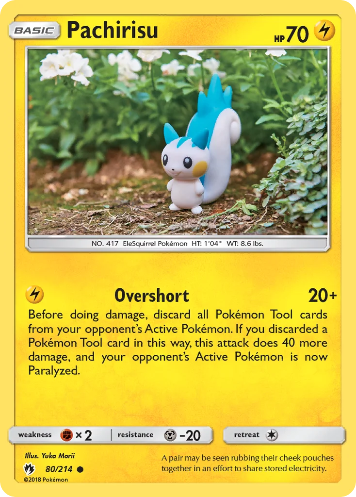 Pachirisu Pokemon card