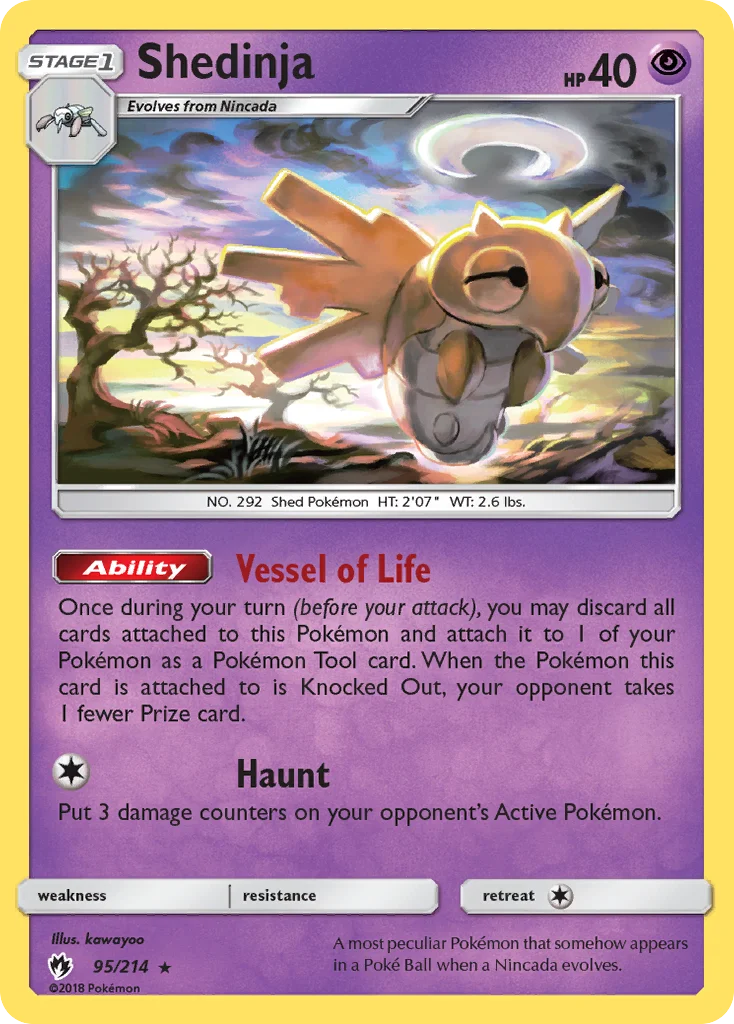 Shedinja Pokemon card