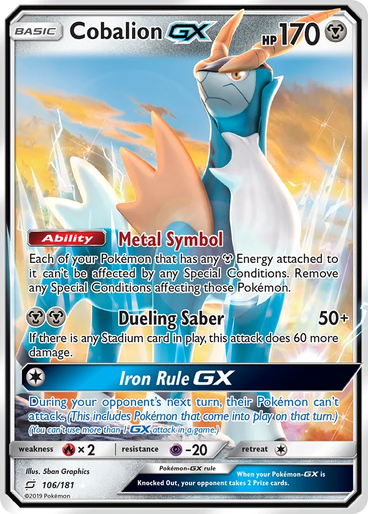 Cobalion-GX Pokemon card