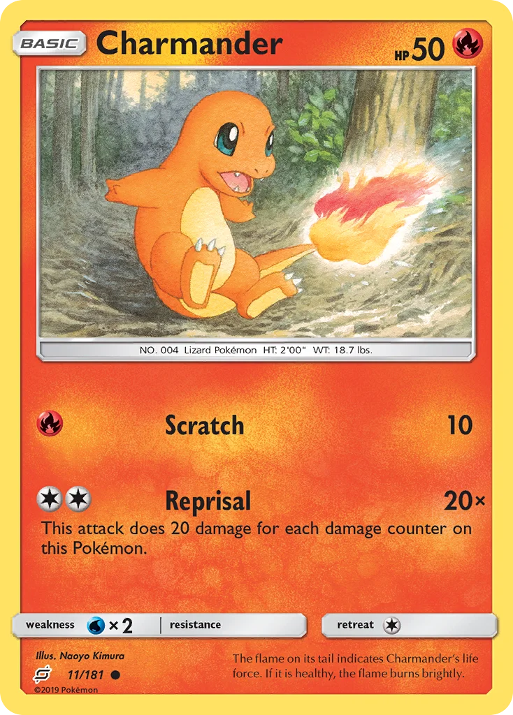 Charmander Pokemon card