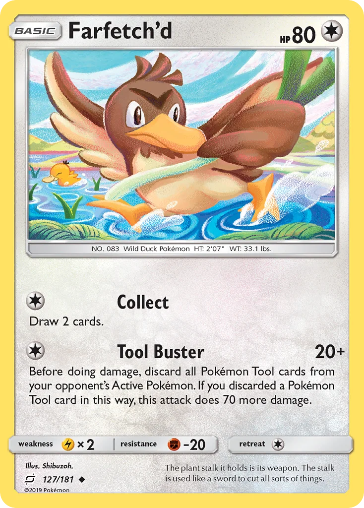 Farfetch'd Pokemon card