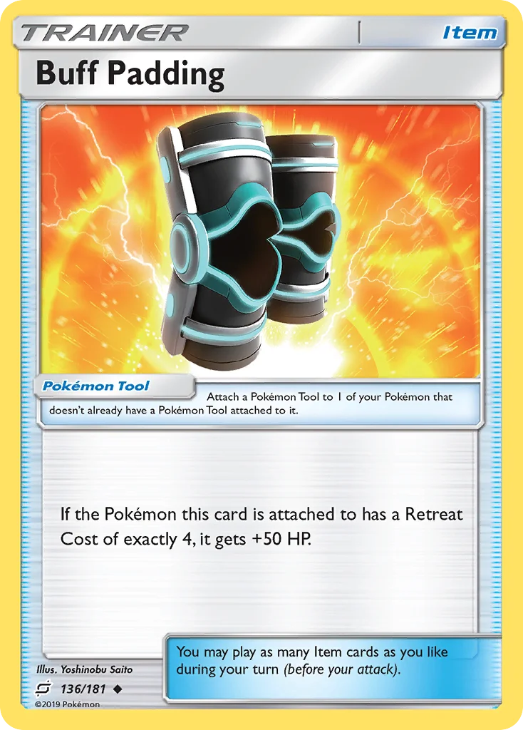Buff Padding Pokemon card
