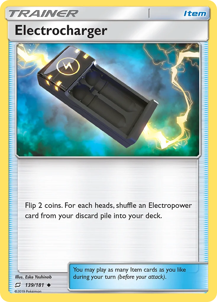 Electrocharger Pokemon card