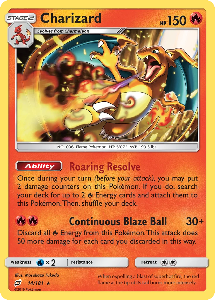 Charizard Pokemon card