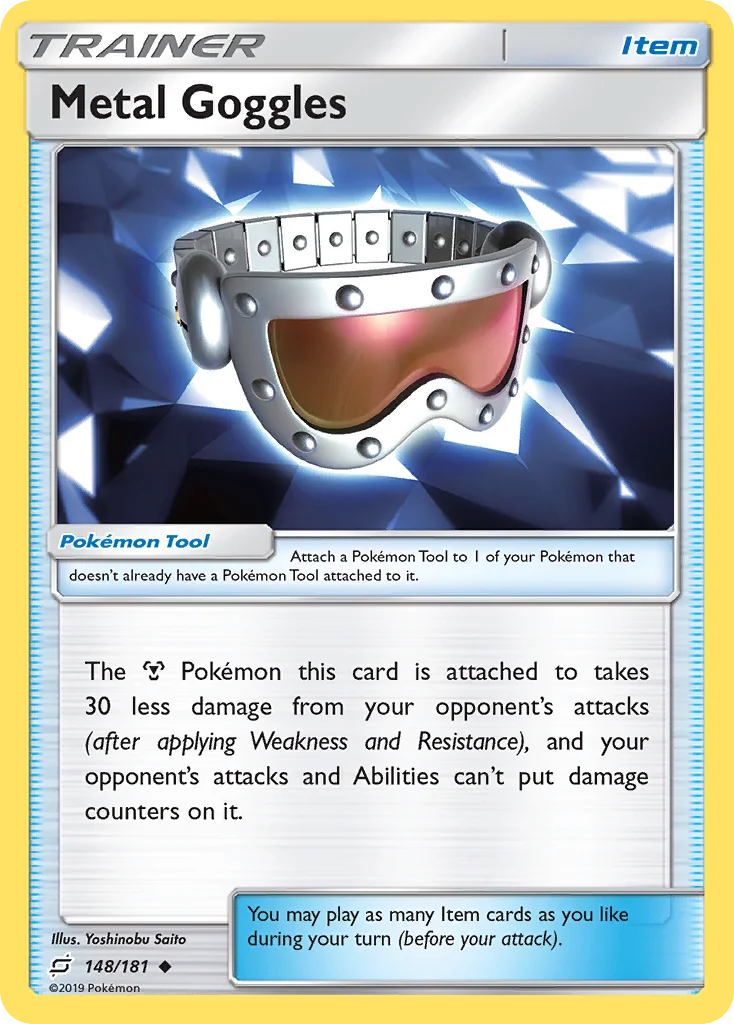 Metal Goggles Pokemon card