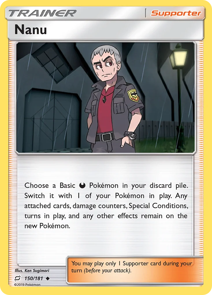 Nanu Pokemon card