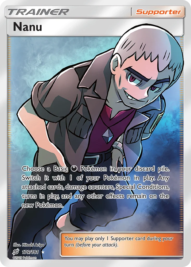 Nanu Pokemon card