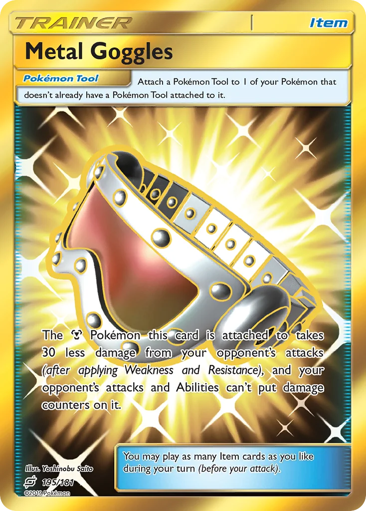 Metal Goggles Pokemon card