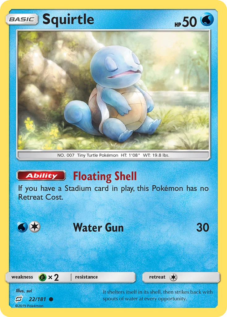 Squirtle Pokemon card
