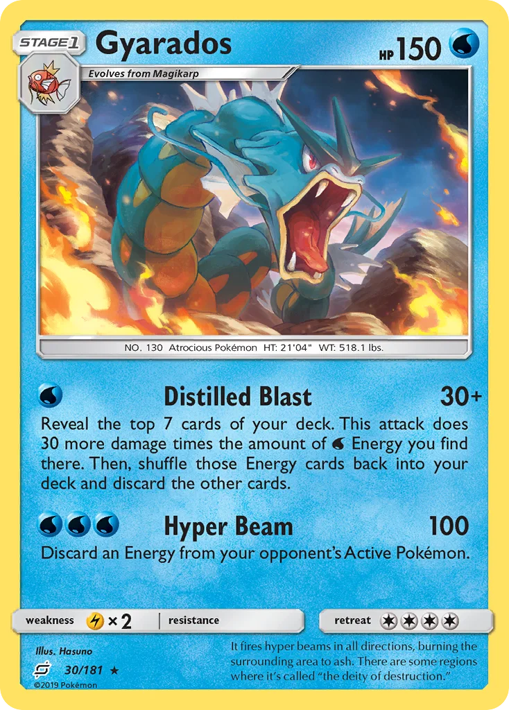 Gyarados Pokemon card