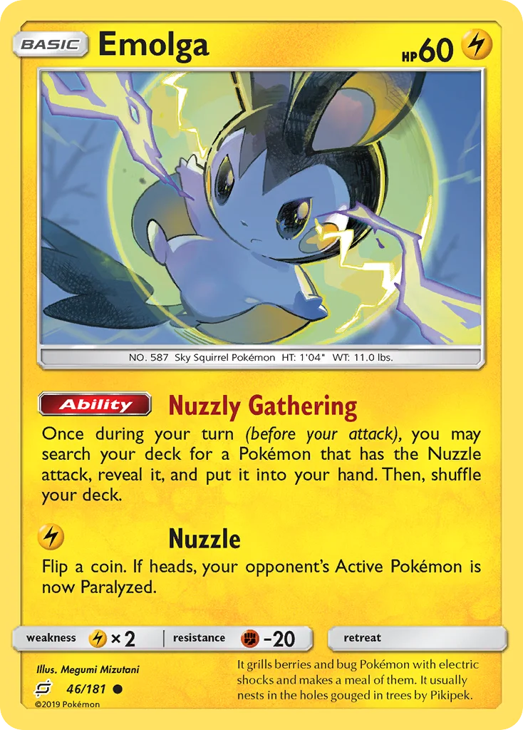 Emolga Pokemon card