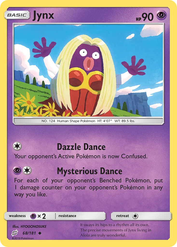 Jynx Pokemon card