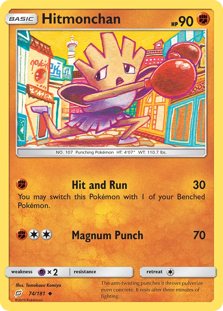 Hitmonchan Pokemon card