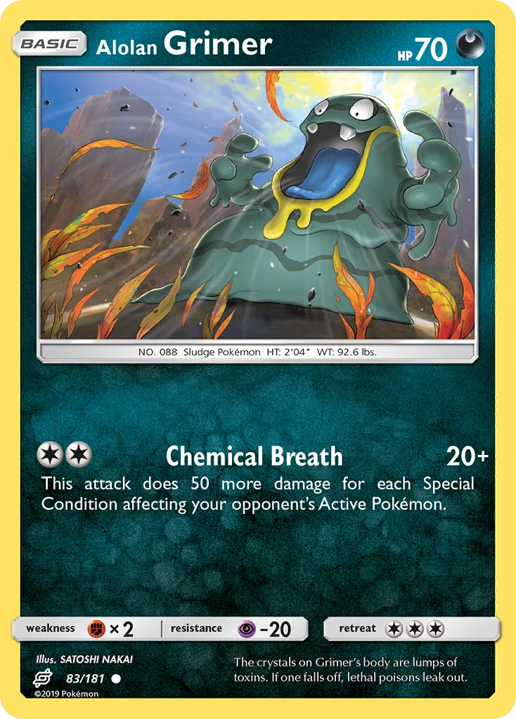 Alolan Grimer Pokemon card