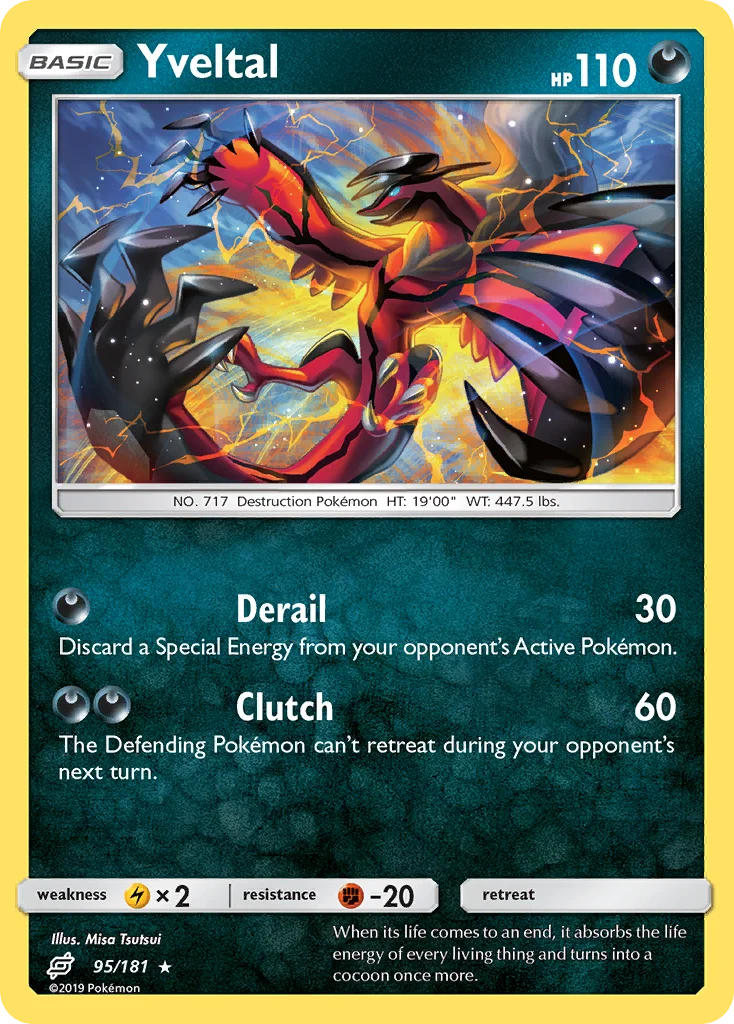 Yveltal Pokemon card